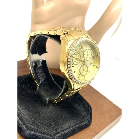 Timex Women's Watch TW2V57800 Quartz Chronograph Gold Dial Stainless Steel 38mm - Picture 14 of 14